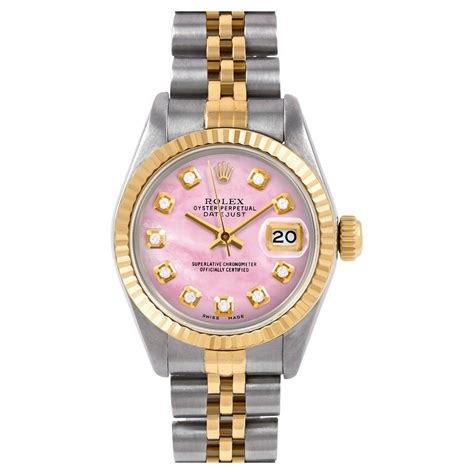 ladies rolex black mother of pearl|rolex pearl face with diamonds.